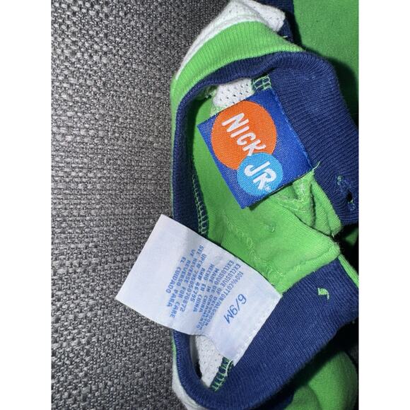 2006 Y2K Nick Jr Blue's Clues Green Embroidered Romper 6-9 Months - Picture 3 of 3